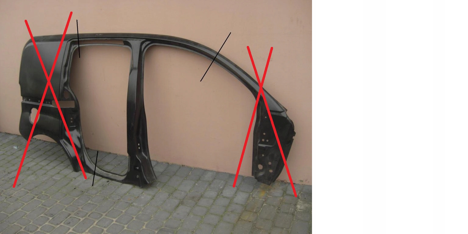 FIORINO NEMO BIPPER PRAWY PRÓG SŁUPEK SRODKOWY