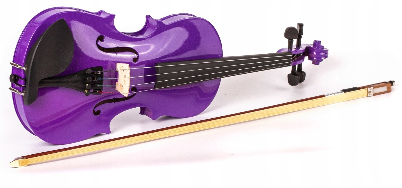 SKRZYPCE 1/2 -GOTOWE DO GRANIA - ZESTAW- FIOLETOWE Kod producenta skrzypce