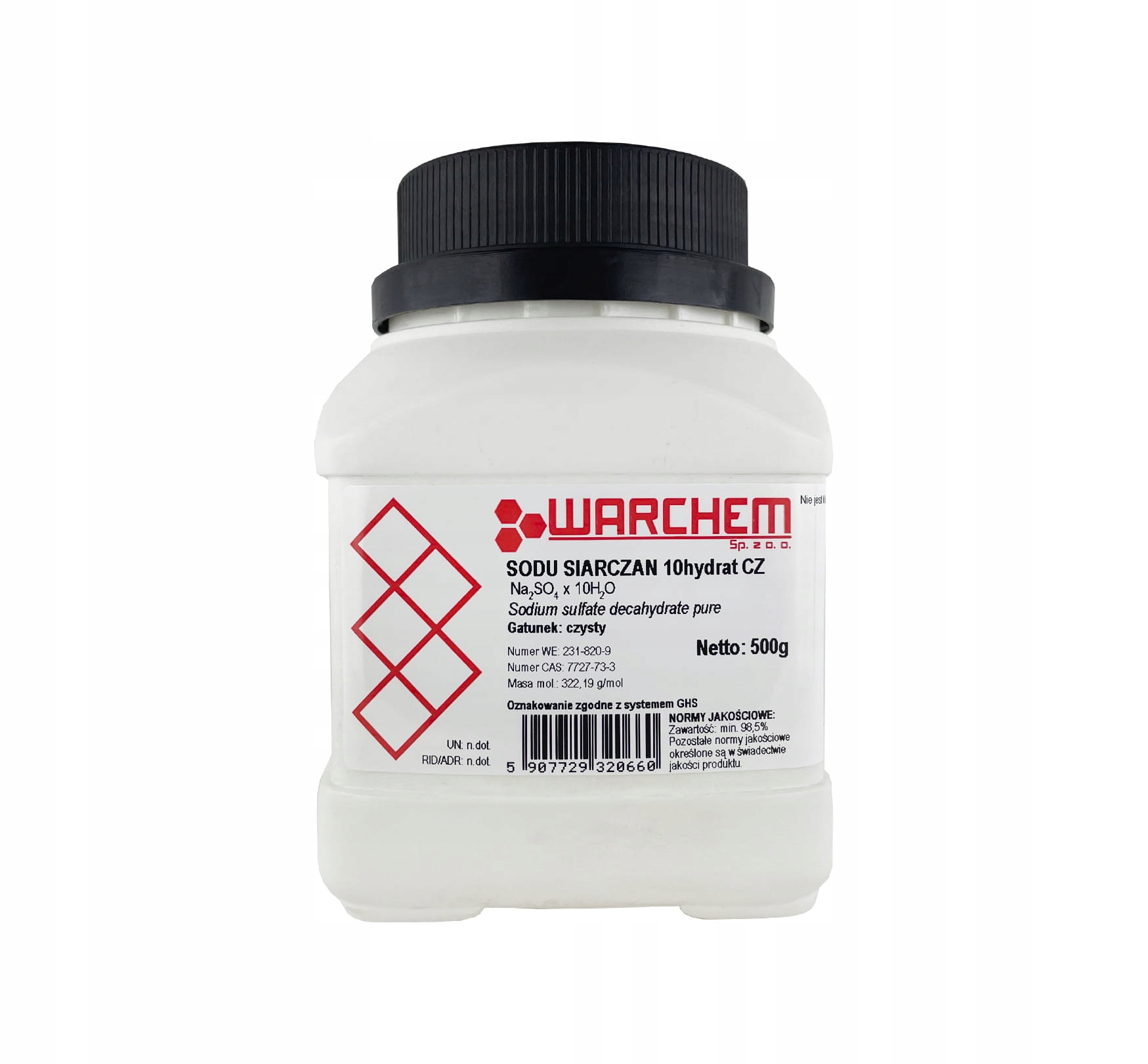 

Siarczan Sodu 10hydrat czysty 500g