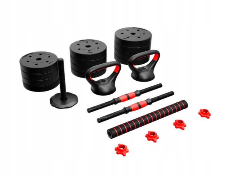 Zestaw hantli Athler LIO25 (2 x 0.5 4 x 1.25 4 x 1.5 4 x 2 kg)