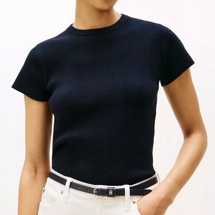 Tričko Tommy Hilfiger modré pruhované klasické L (nové)