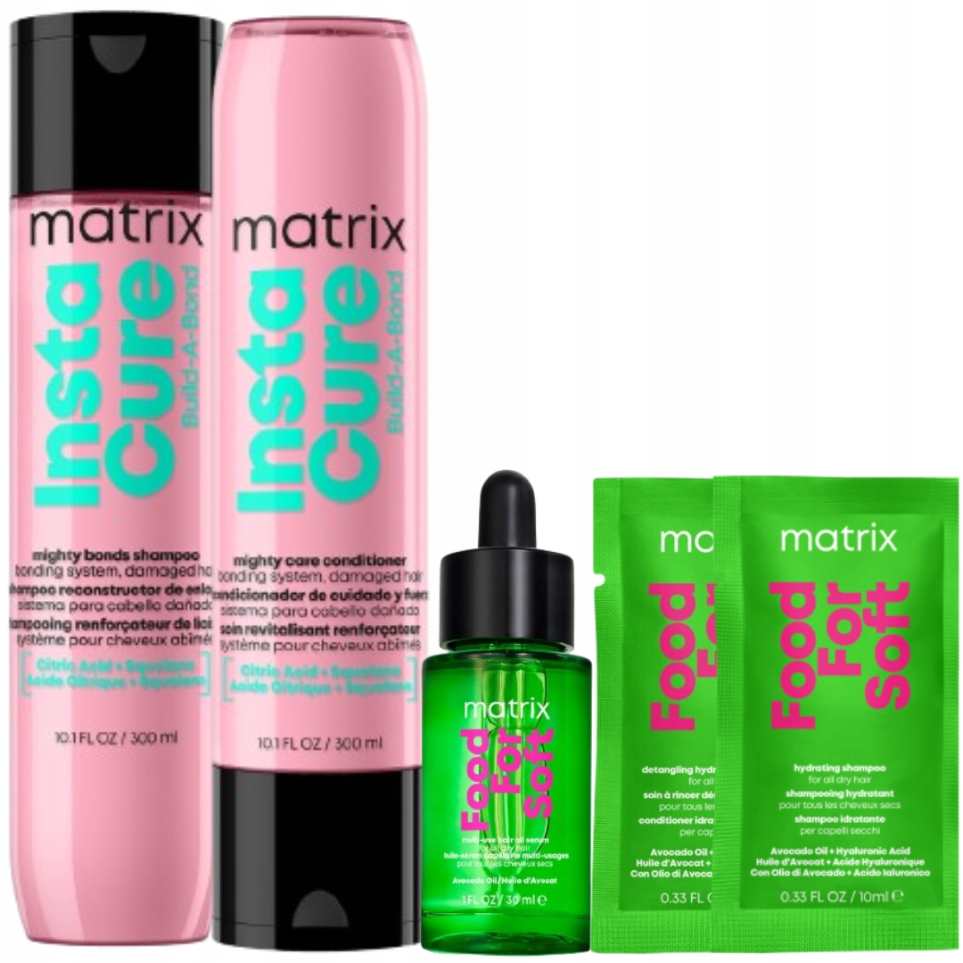Matrix Instacure Build-A-Bond šampon kondicionér, Food For Soft 30ml