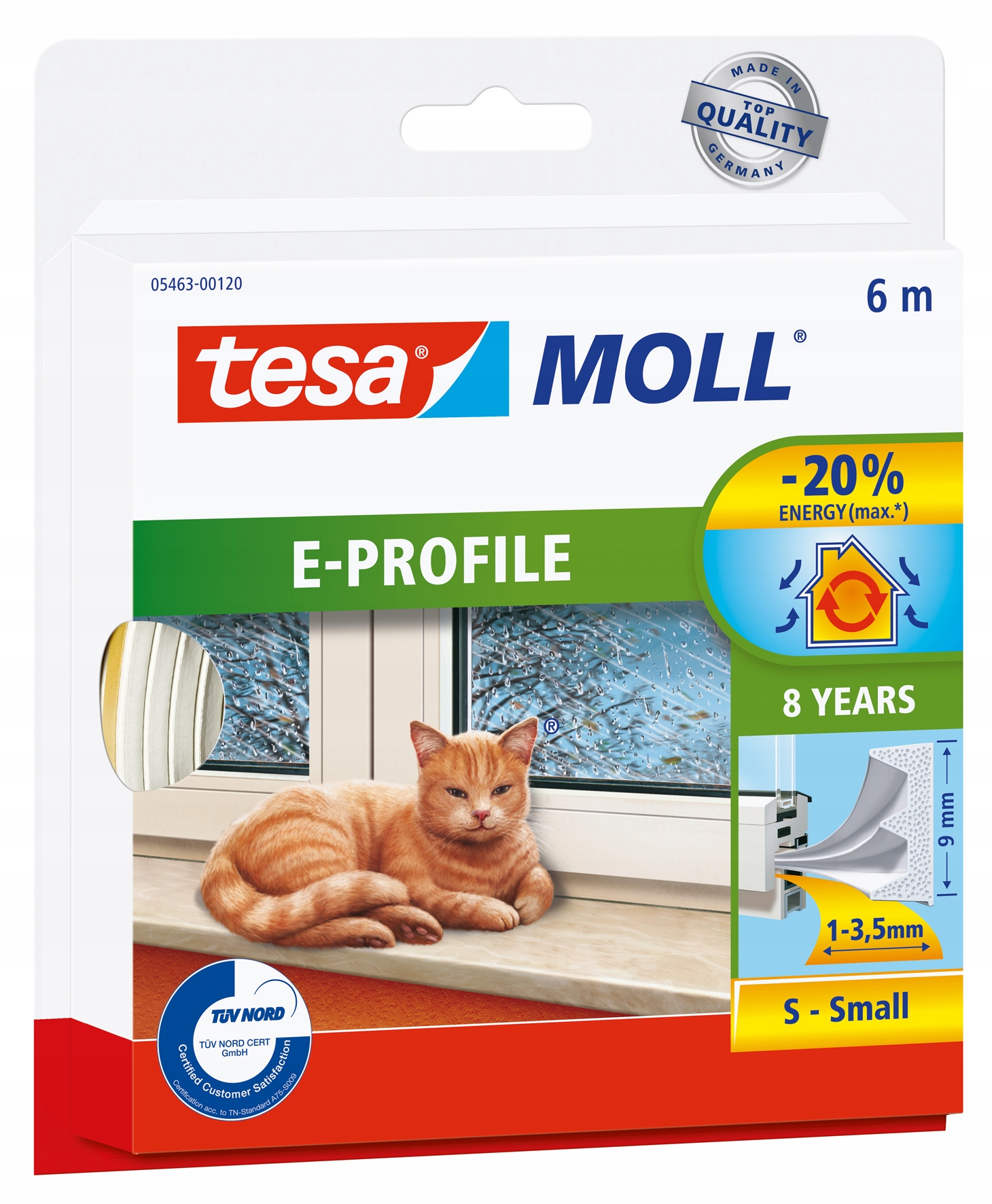 

Uszczelka samoprzylepna gumowa pcv tesa E 6M