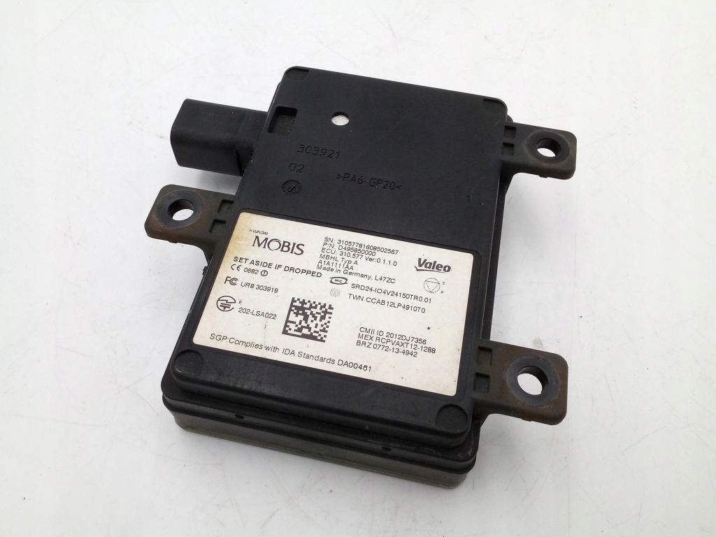 Kia Optima IV 4 Sedan Sensor radar martwego pola
