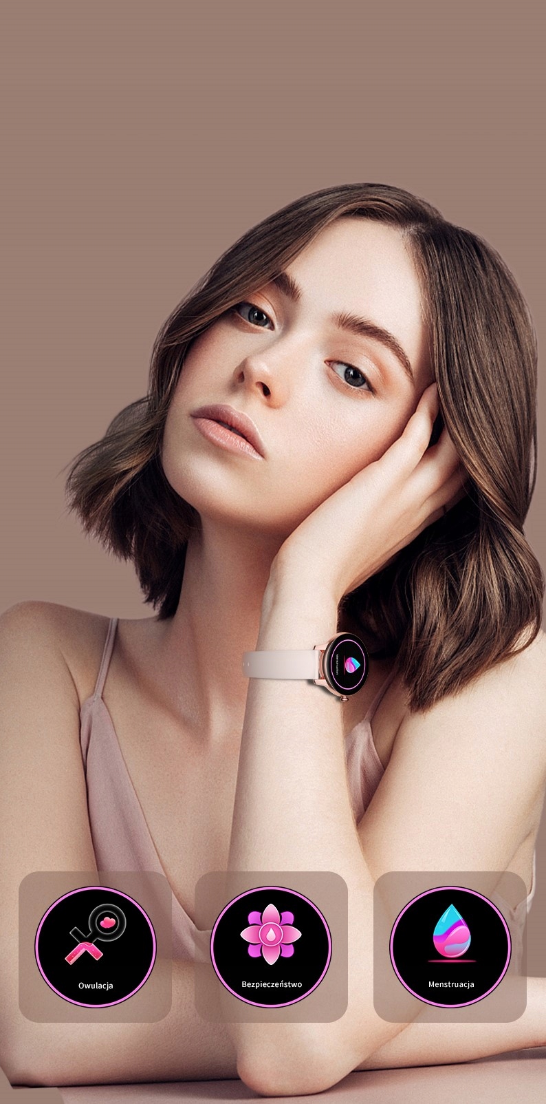 Zegarek SMARTWATCH G. ROSSI sms kroki FB puls BOX Transmisja danych brak