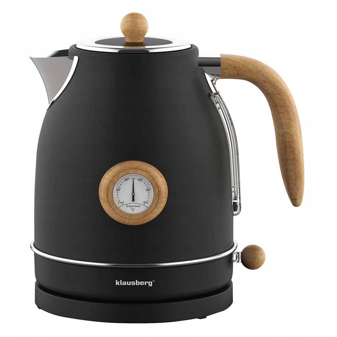 Elektrická Konvice 1,7 L S Teploměrem Klausberg KB-7907 Retro