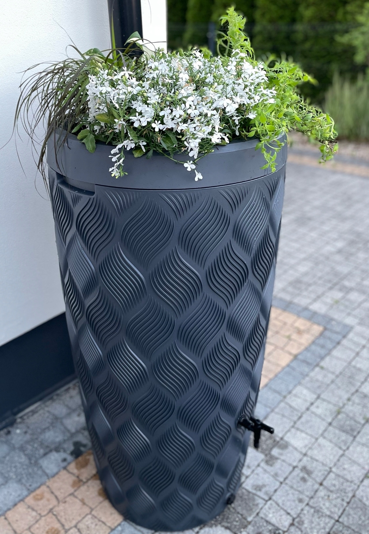 Zbiornik na deszczówkę Flow 240l | Antracyt — 7
