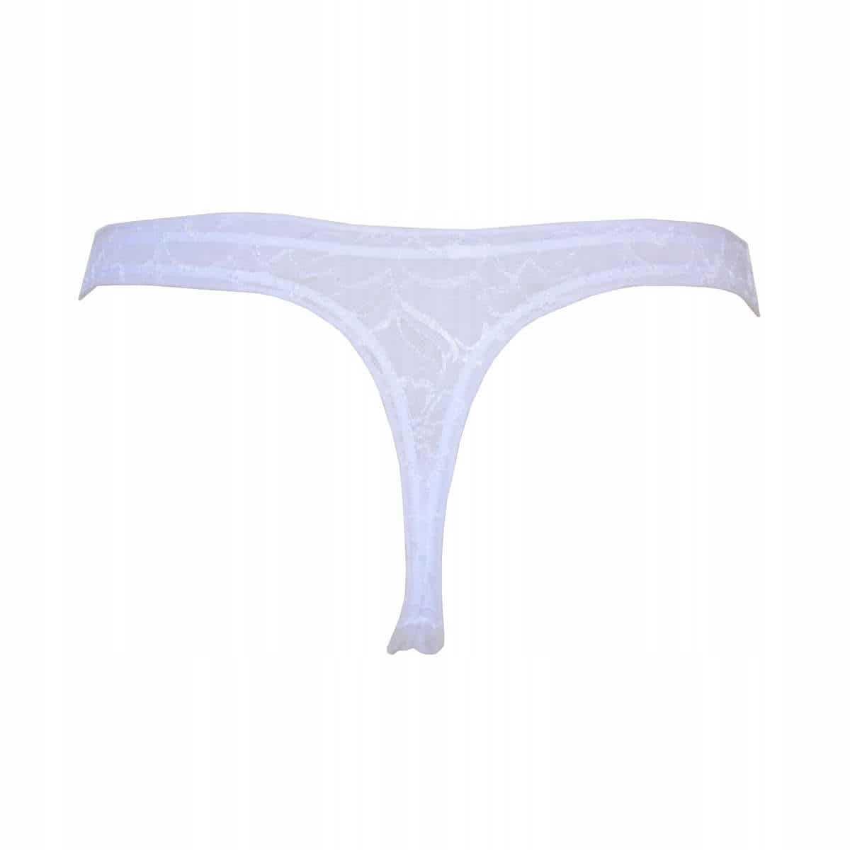

Kuszące stringi z koronką L/XL 506 biały