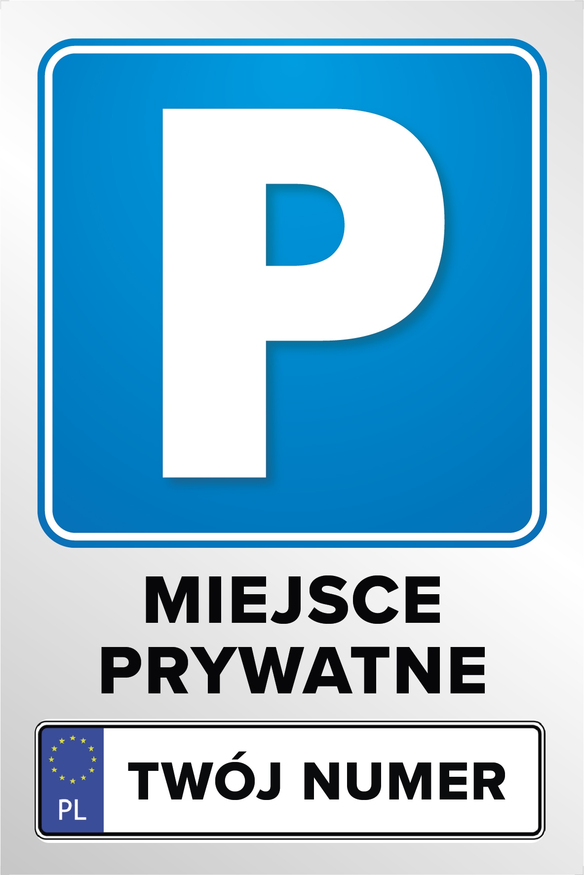 

Tablica 30x40 Parking prywatny miejsce wykupione