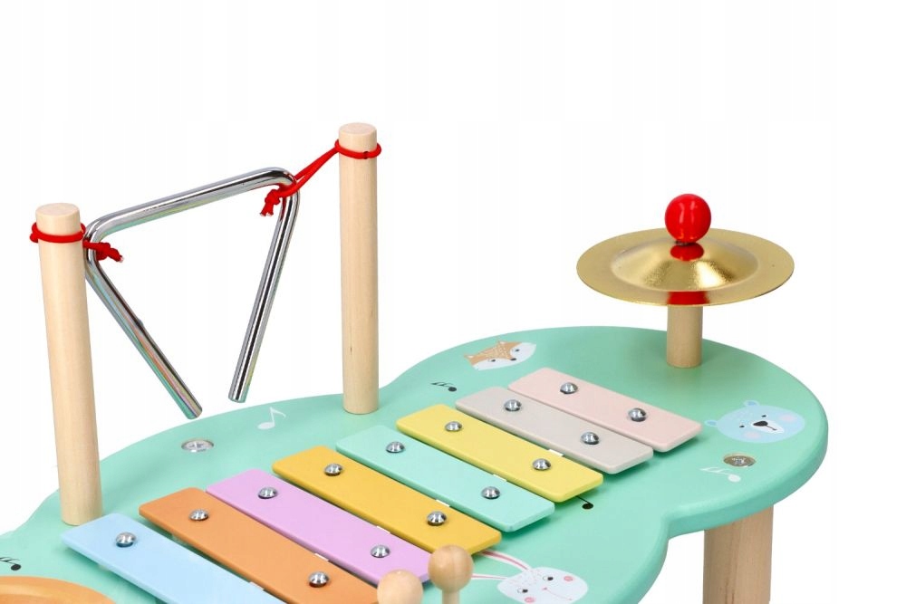 AdamToys Musikspielzeug Tiere Lerntisch Spieltisch 4in1 Musikinstrument Kinder Musik-Set — 13