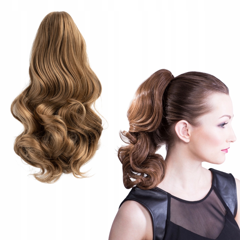 Poník na sponě 50CM Kudrnatý tmavý blond #10/m27