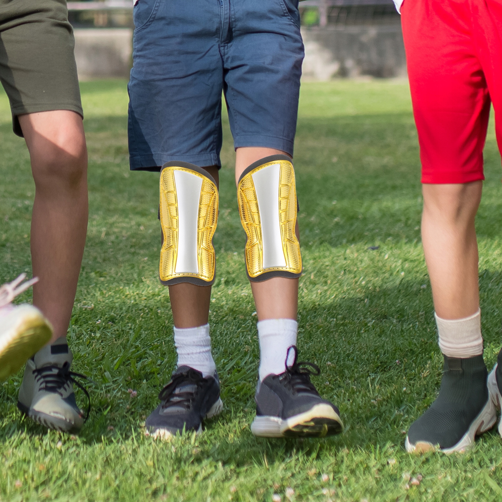 DZIECIĘCE SKARPETKI PIŁKARSKIE Z OCHRONNIKAMI DZIECIĘCE SHIN Kod producenta 17683606