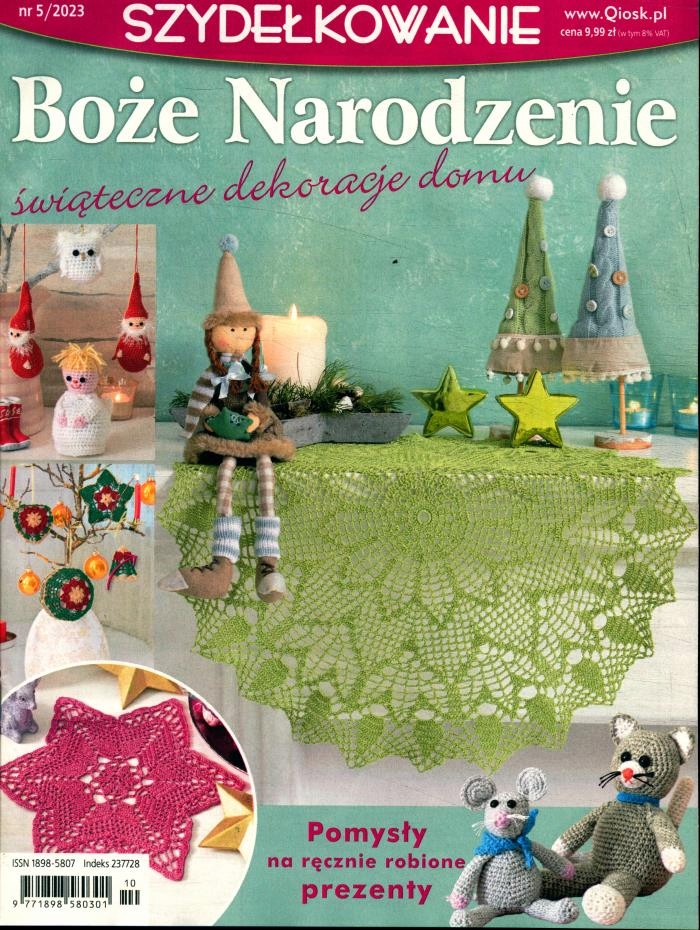 Szydełkowanie 5 2023 Boże Narodzenie