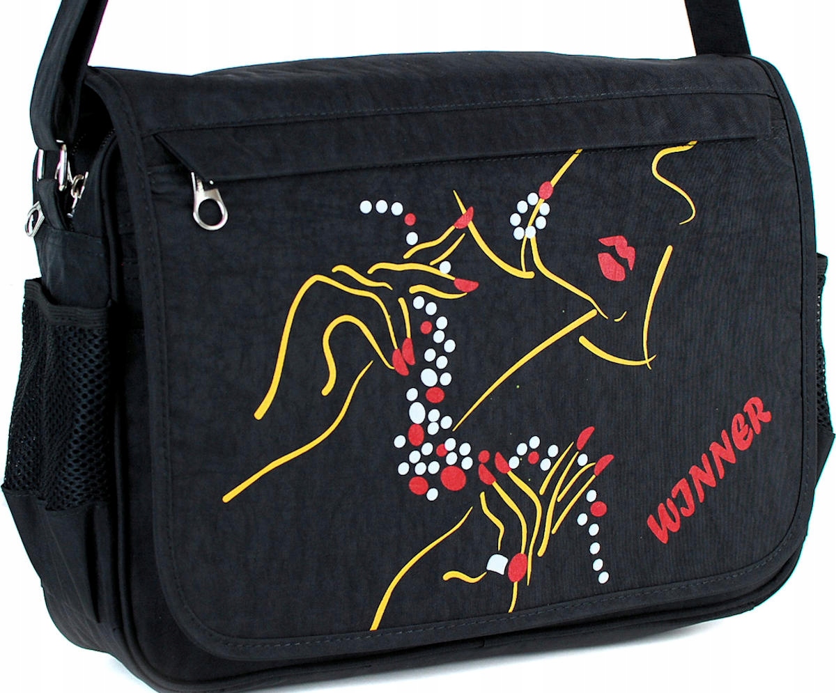 TORBA z klapą NA RAMIĘ MŁODZIEŻOWA DAMSKA KOLORY Marka inna