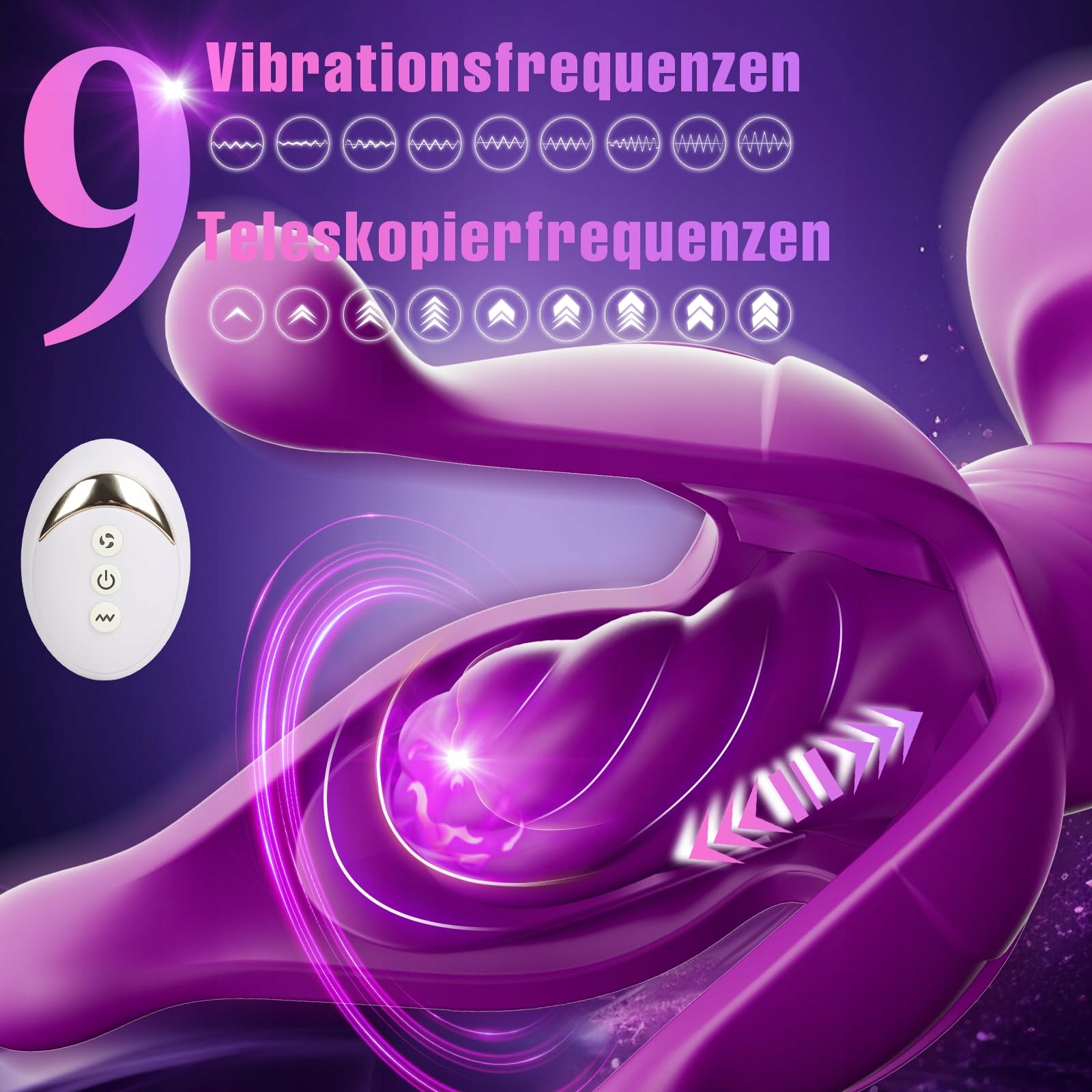 BUTTERFLY Wibrator Analny Dla Mężczyzn Z Funkcją Wibracji — miniatura 3