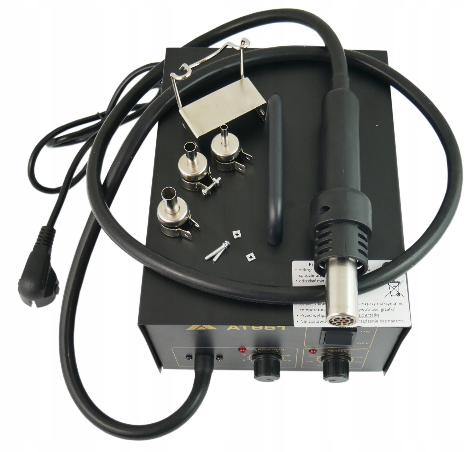 Zgrzewarka do plastiku AT 951 Spoiwa do plastiku Weight with packaging 5 kg