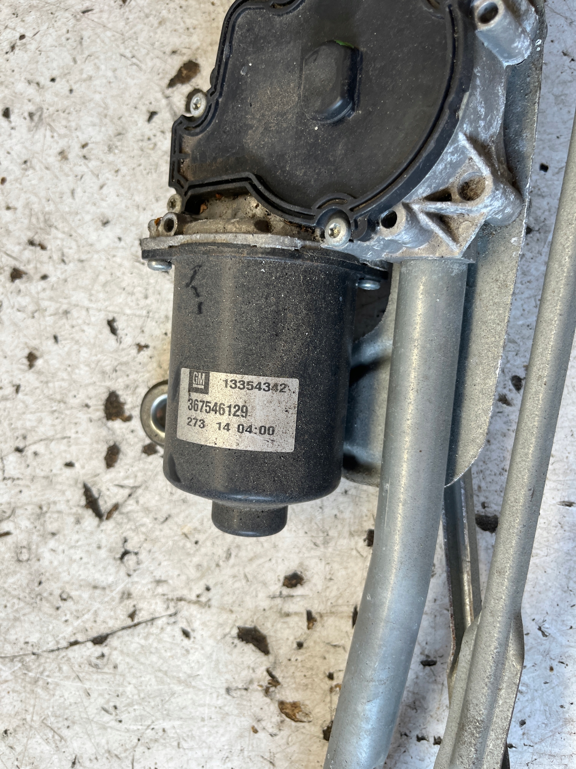 OPEL ADAM mini motor wiper mechanism front EUROPA 13354342