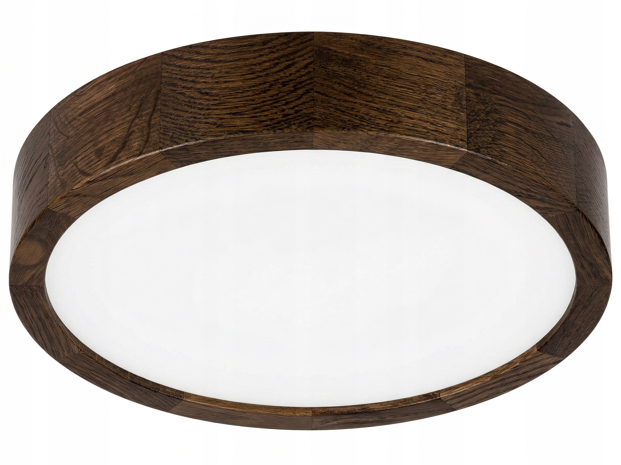 Stropná lampa Leja Stropné Svietidlo fi275 Tmavý Dub do obývacej izby kuchyne 4000K