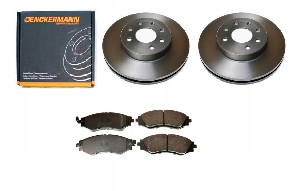 Kotouče Kostky Daewoo Nubira I, II Přední 256 Sada