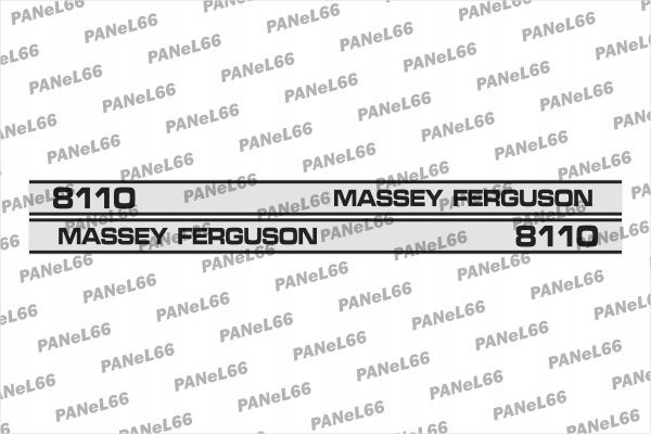MF8110 - НАБОР НАКЛЕЕК MASSEY FERGUSON 8110