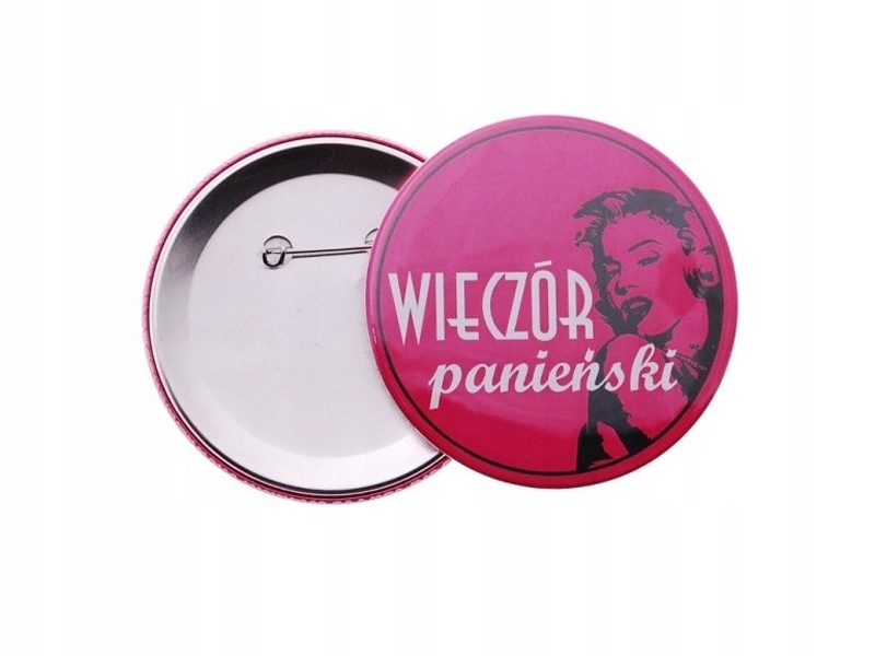 

Przypinka Wieczór Panieński Marylin Monroe Róż
