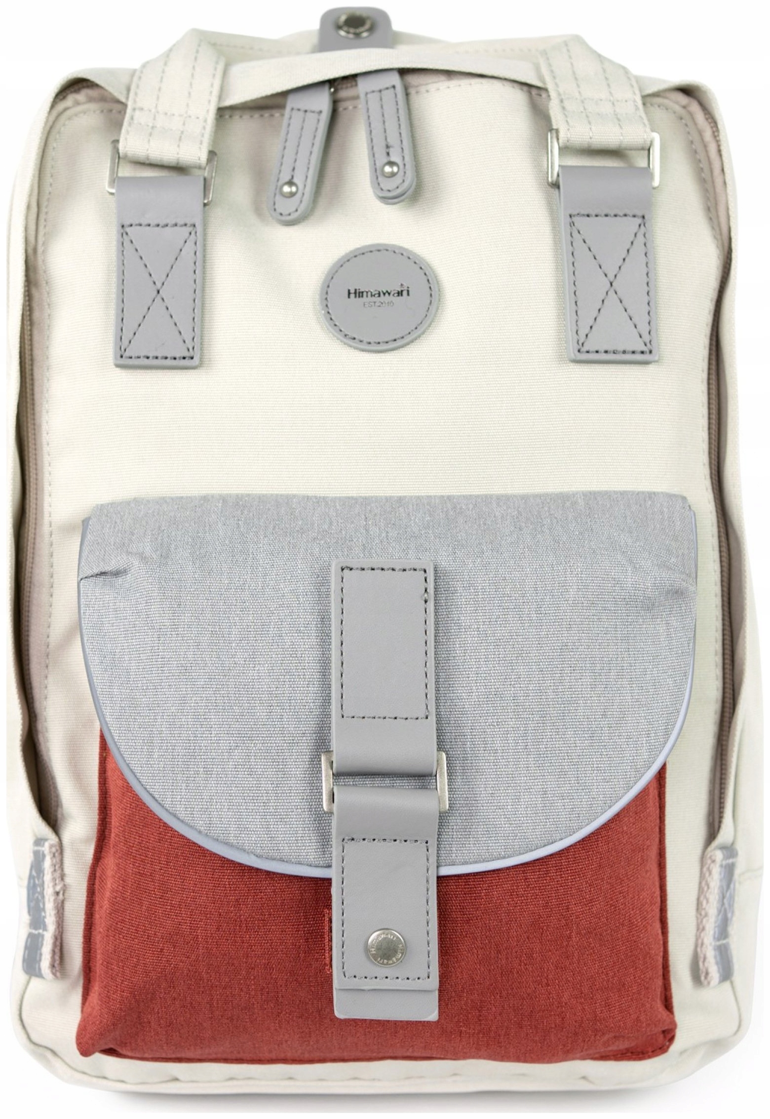 Batoh na notebook Himawari Gravel S – do práce do školy, světle béžový