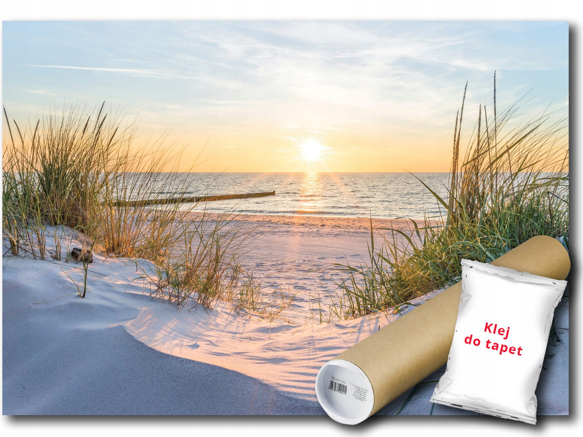 Fototapeta Flizelina Pláž Moře Duny Krajina 350x250 lepidlo bonus