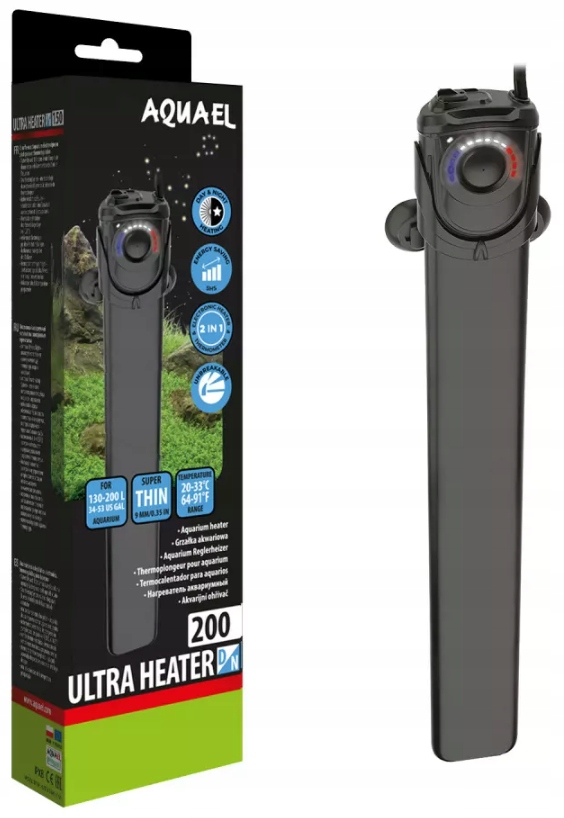 Levně Ultra Heater 200 W ohřívač akvária 130-200 L Aquael 1 kus
