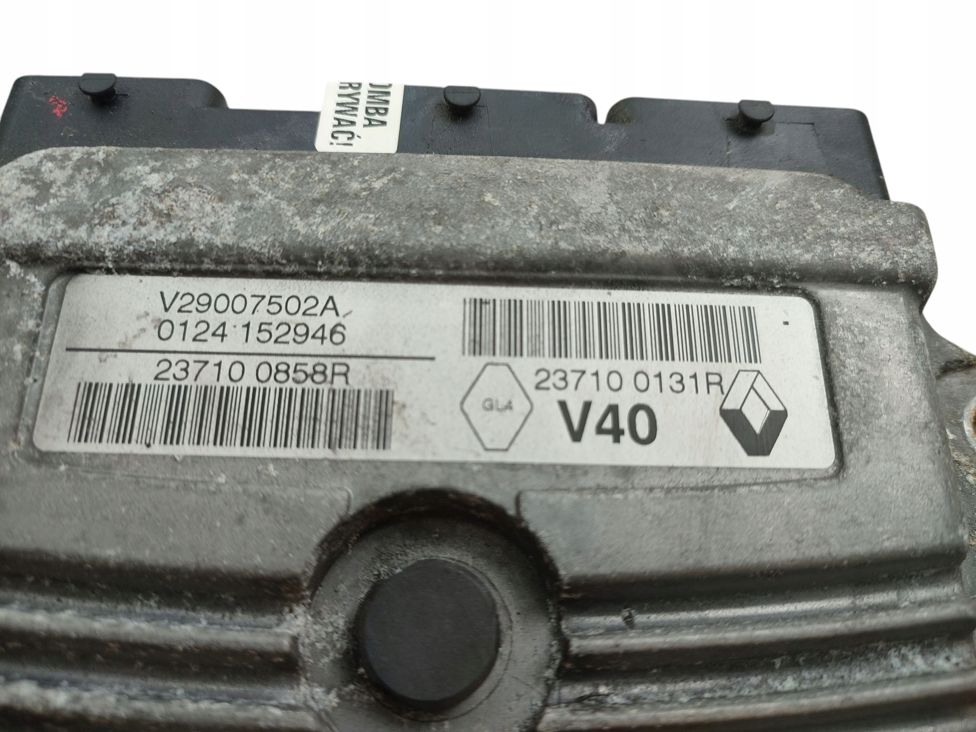 computer control unit of the engine MEGANE III FLUENCE 1.6 16V 237100131R 237100858R