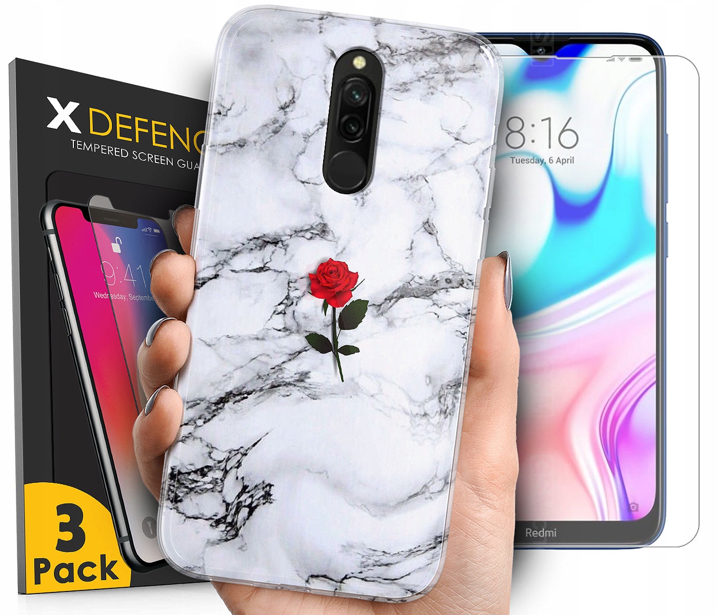

Premium Etui Do Xiaomi Redmi 8 3xSZKŁO