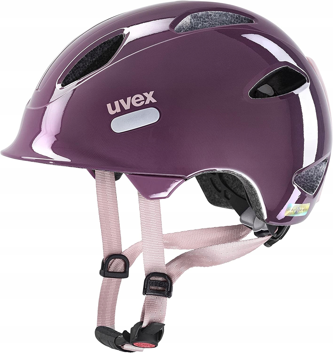 Dětská cyklistická přilba Uvex Oyo Plum Dust Rose Xs 45-50 cm