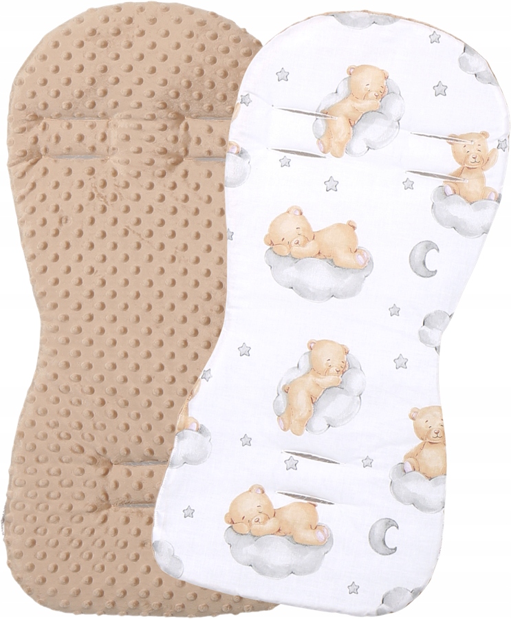 ПОДКЛАДКА ДЛЯ КОЛЯСКИ MINKY ХЛОПОК ДВУСТОРОННЯЯ BABYMAM