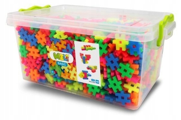 Klocki Meli Basic Neon Edu 1200szt