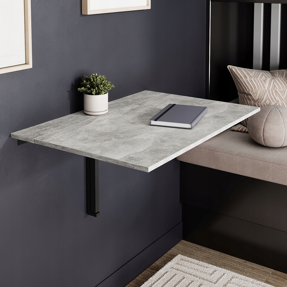 STOLIK Ścienny "Mini" 90*12/50 Biurko komputerowe składany Stół kuchenny Stan opakowania oryginalne