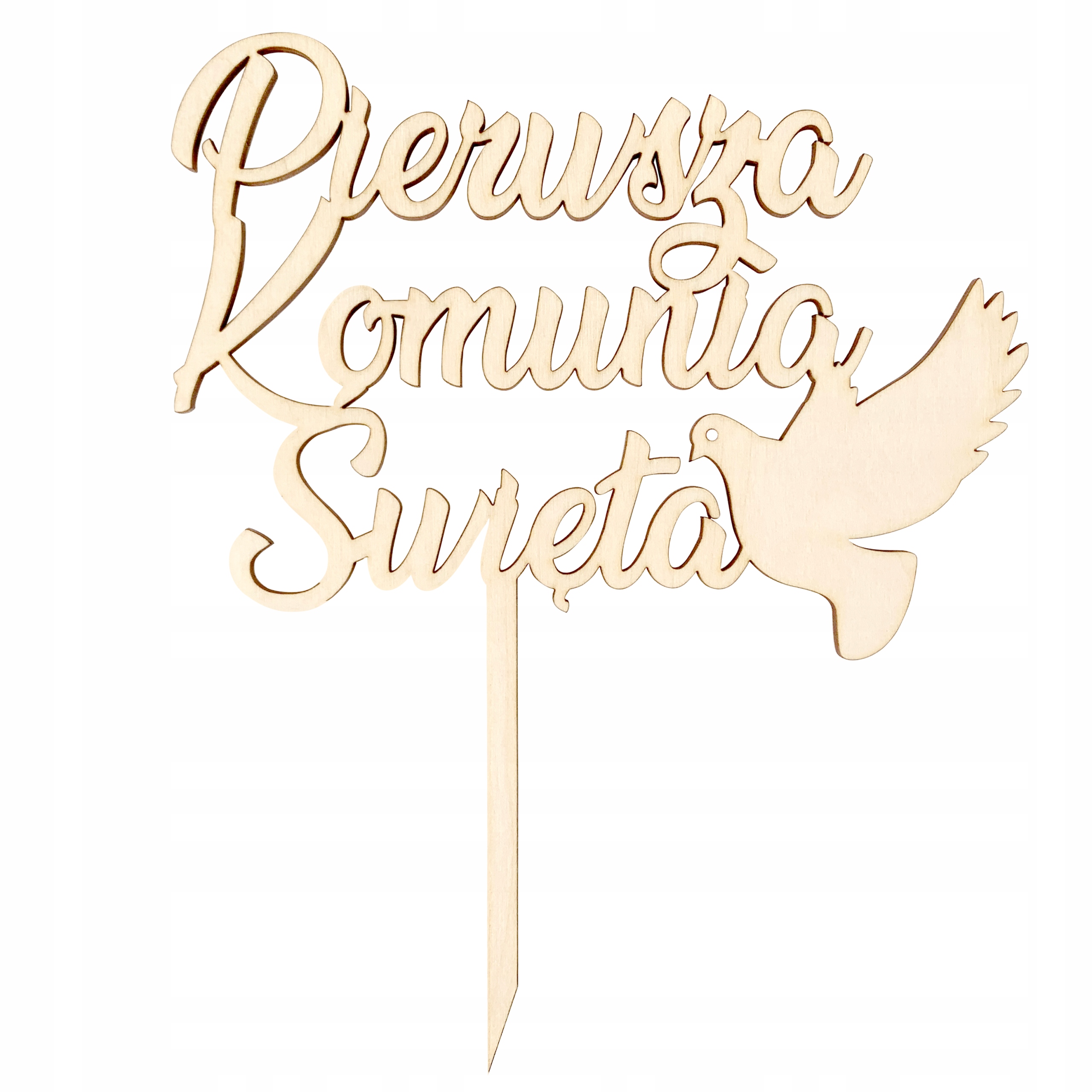 

Topper na tort Pierwsza Komunia Święta Pamiątka