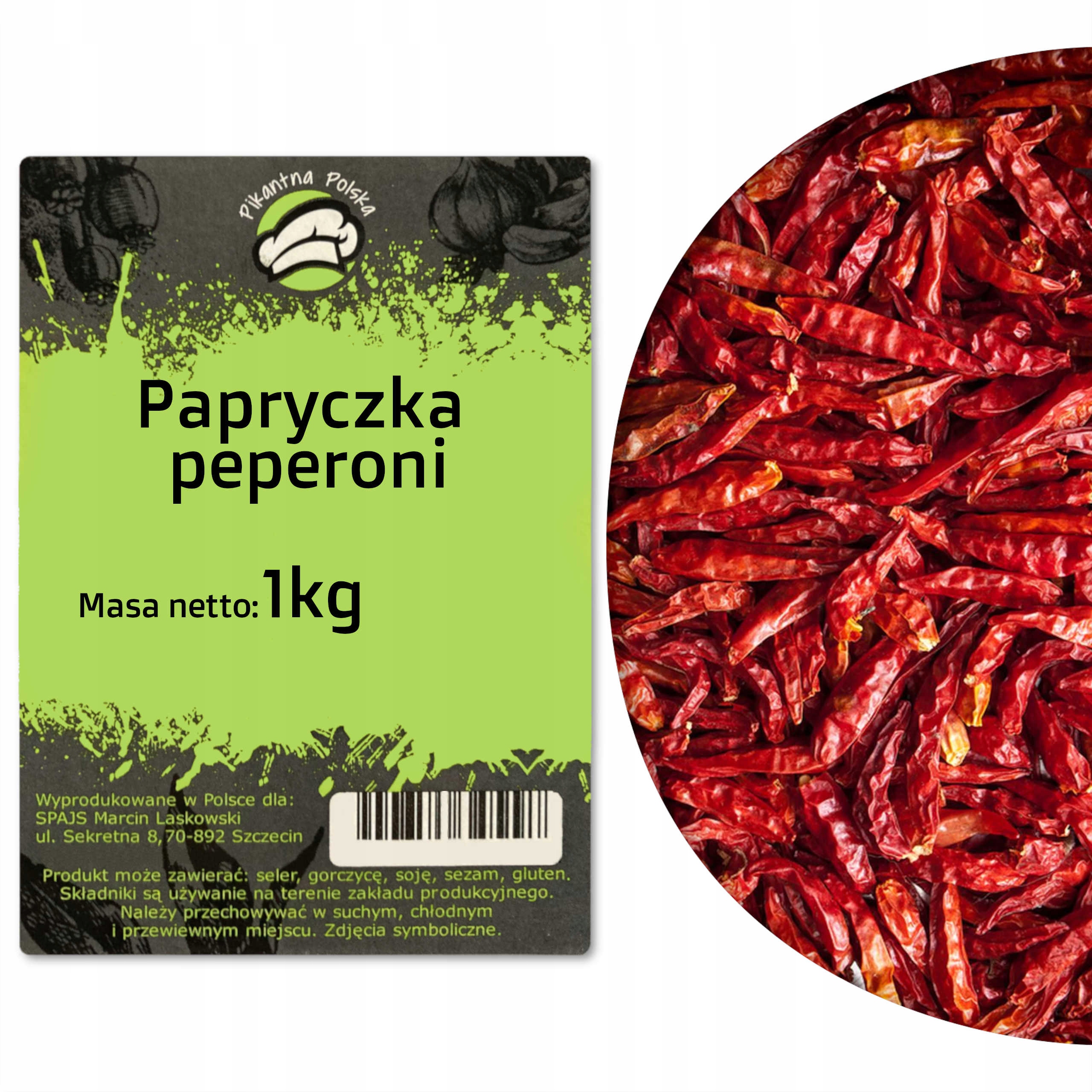 Levně Peperoni paprička 1 kg – Pikantna Polska