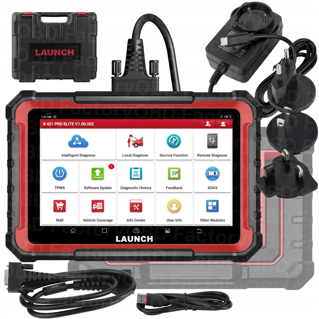 Launch X431 Pro 5.0 Elite Model 2025 Polština 8palcový prodejce