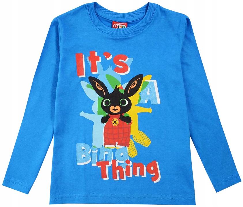 

Bluzka T-shirt Królik Bing niebieski 92 E909C