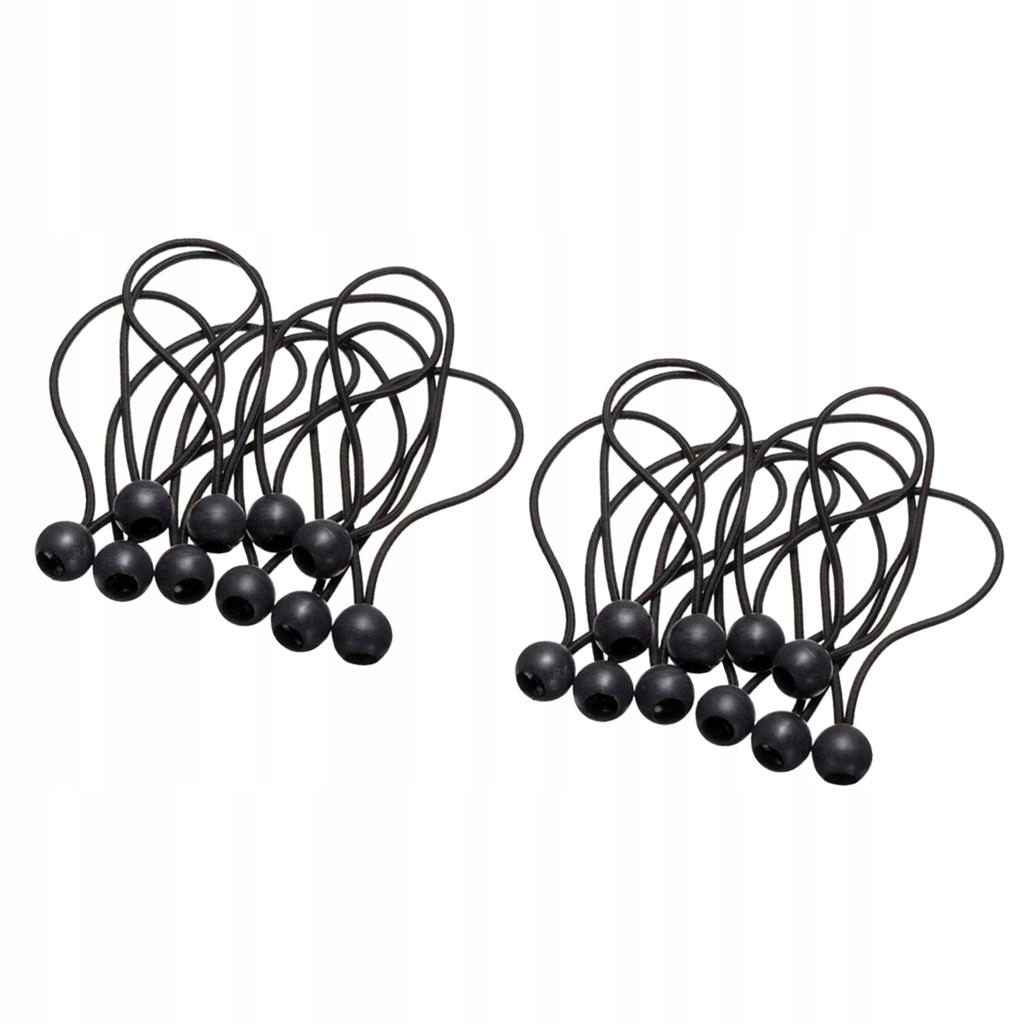 20x Elastic Tent Cables Fixing Elastic Straps Sport Activity