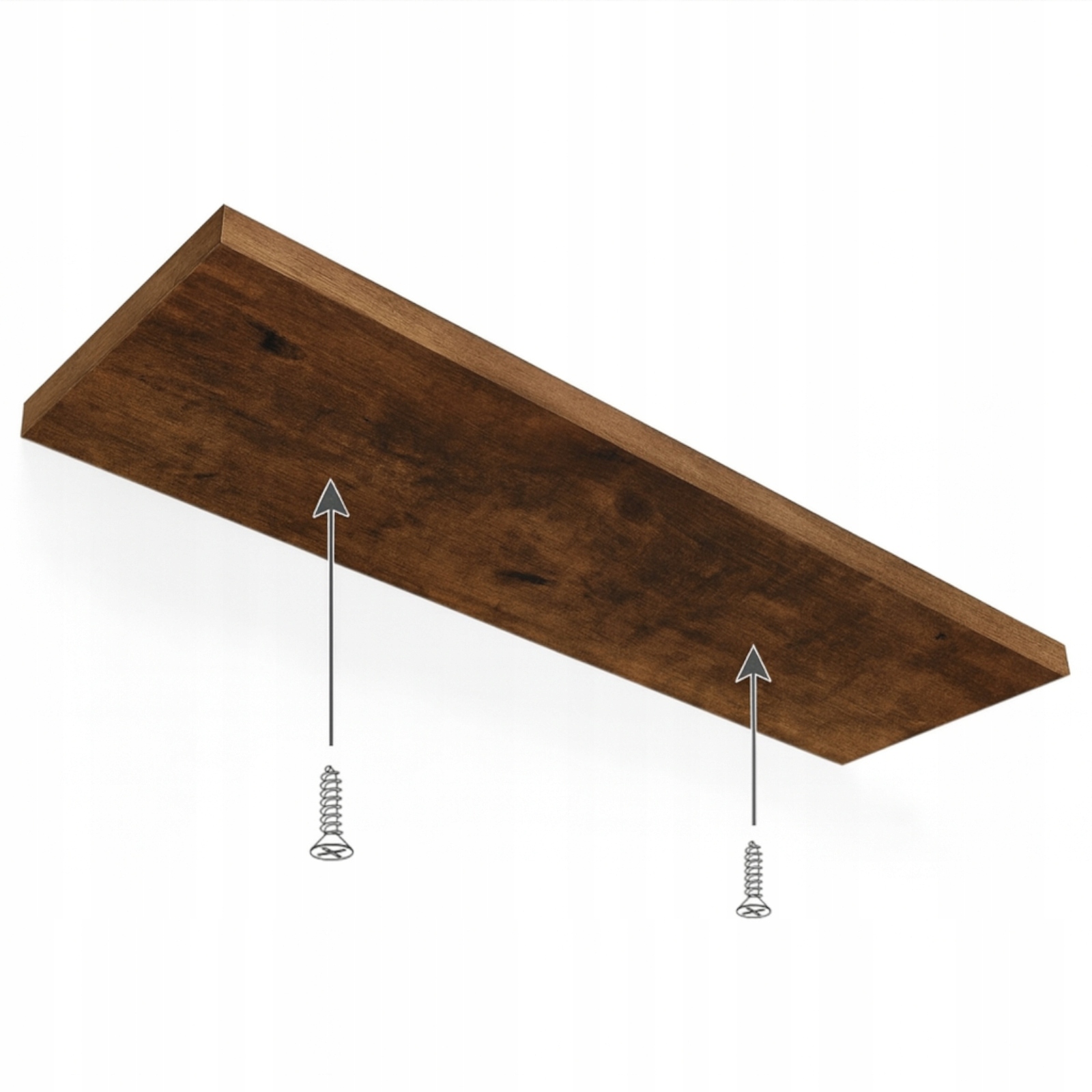 PÓŁKA ścienna 80 cm LOFT rustykalny wisząca nowoczesne salon Materiał płyta MDF