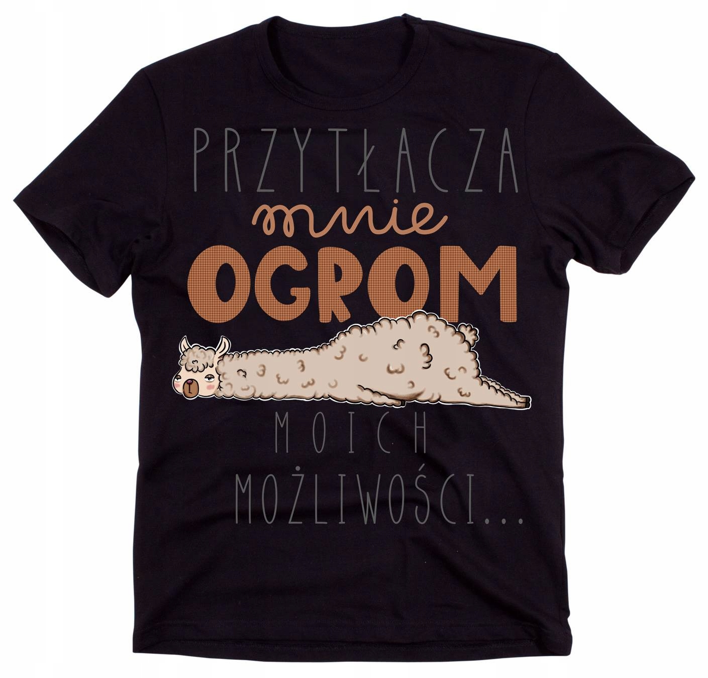 

T-shirt koszulka męska śmieszny nadruk roz XXL