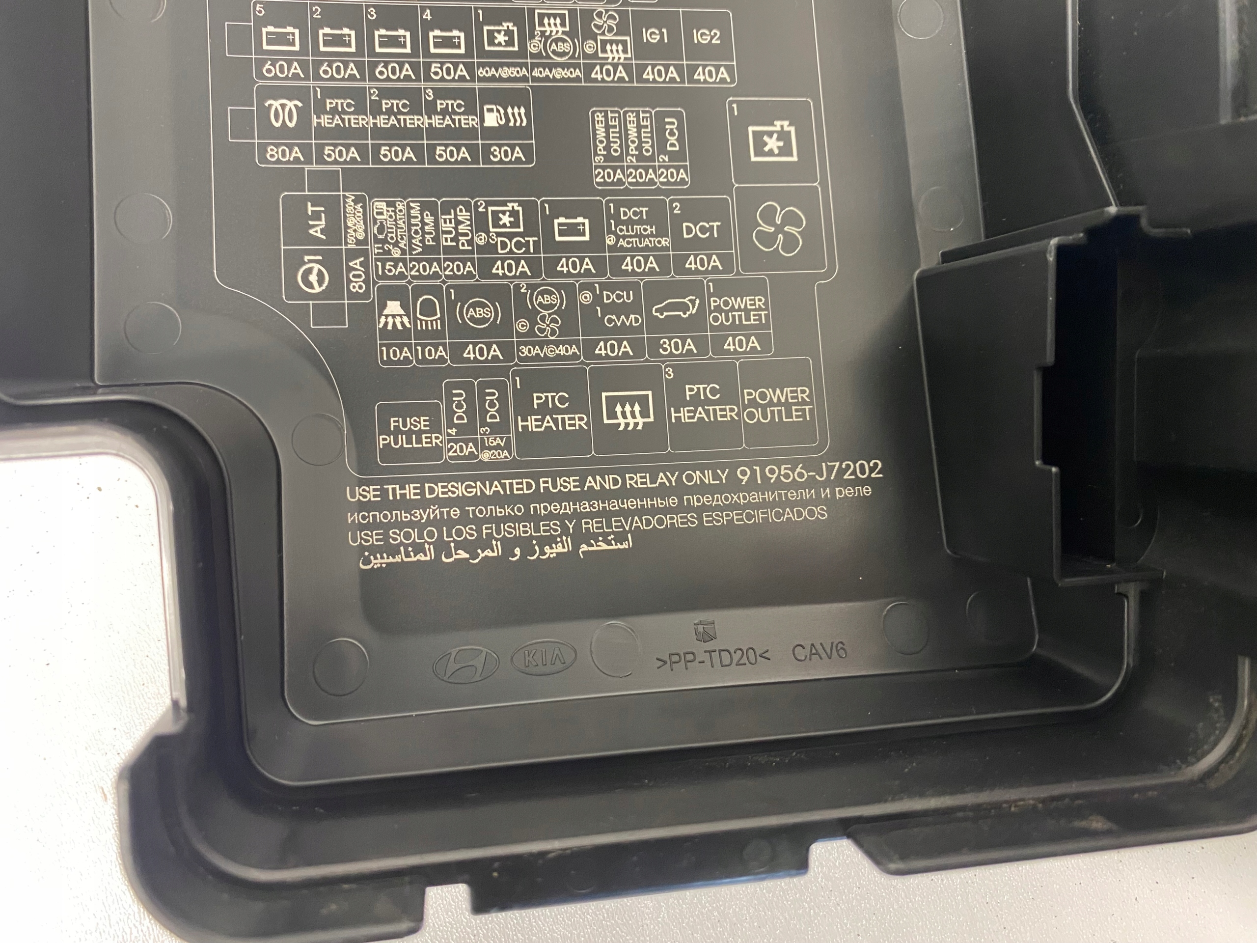 PUSZKA SKRZYNKA BEZPIECZNIKÓW INSTALACJA KIA CEED III LIFT 1.5 T 21-24 Typ samochodu Samochody osobowe