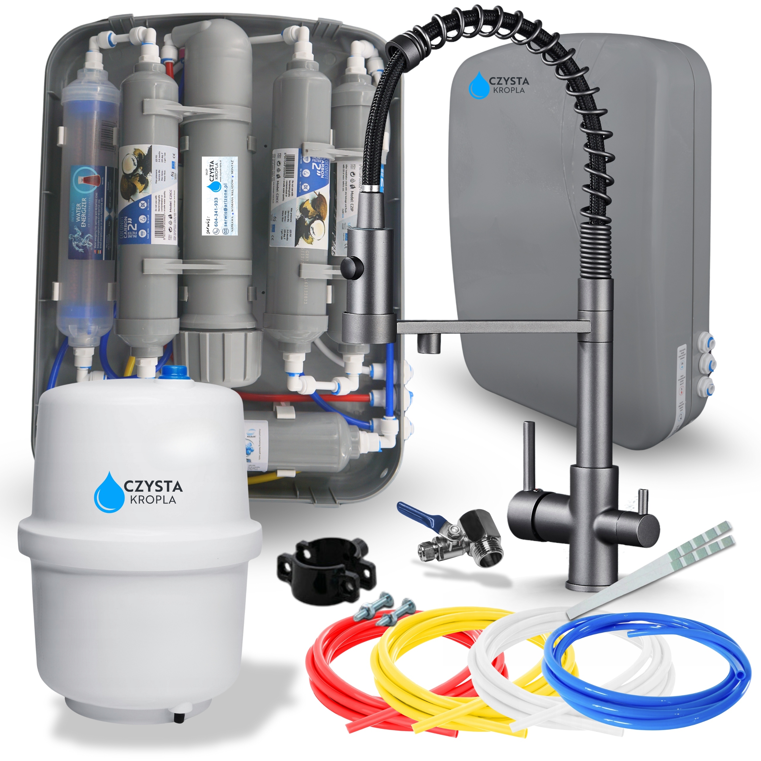 Filtr na vodu Kuchyňský podskříňový pod Dřez Kuchyňská baterie Atest Set