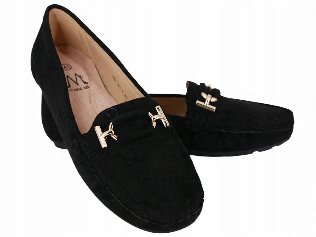 

Baleriny Mokasyny Lordsy Czarne Buty F8Y589 42