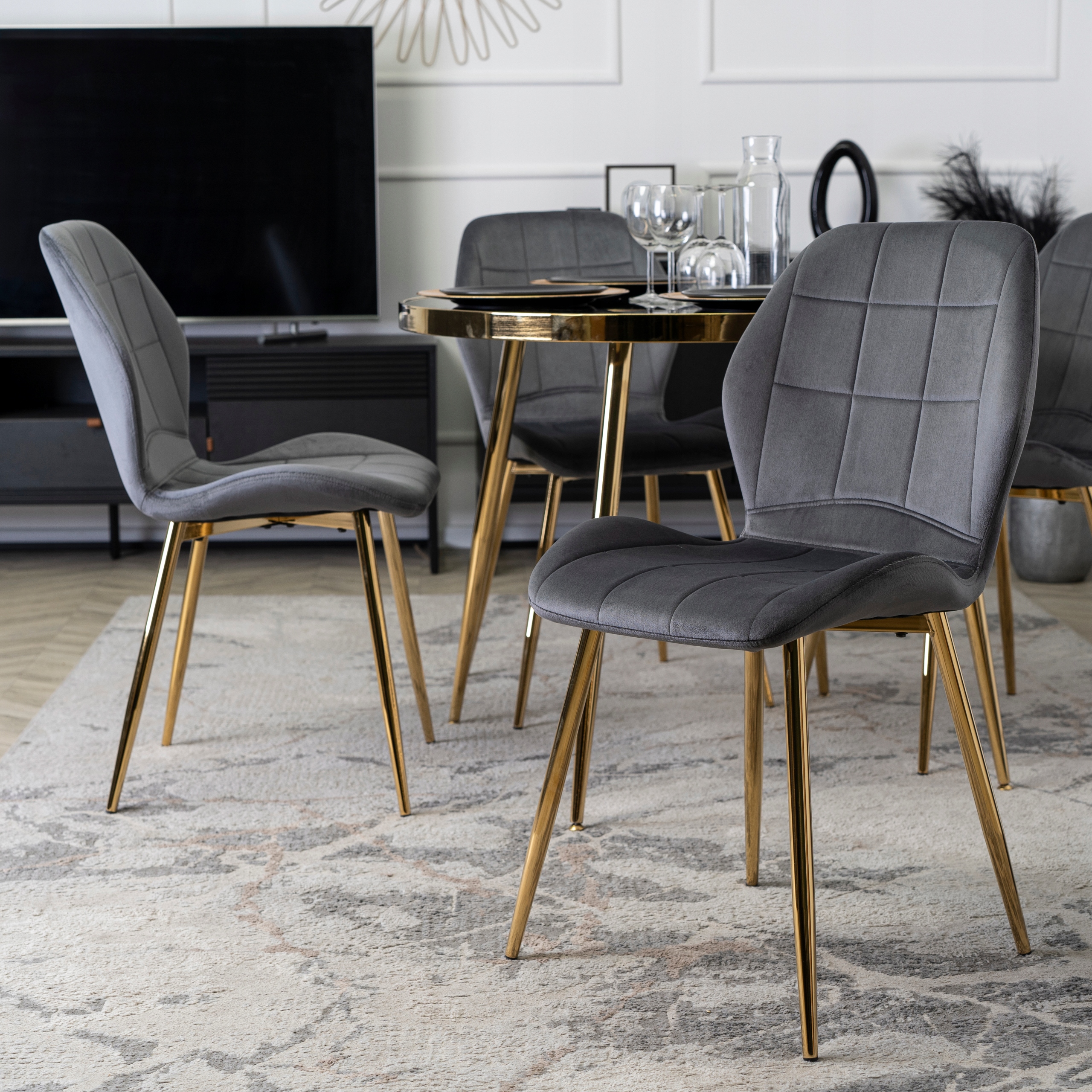 Nogi krzesła IRYS – złote