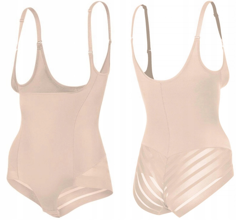 BODY POD BIUST WYSZCZUPLAJĄCE MODELUJĄCE cieliste Wzór dominujący bez wzoru