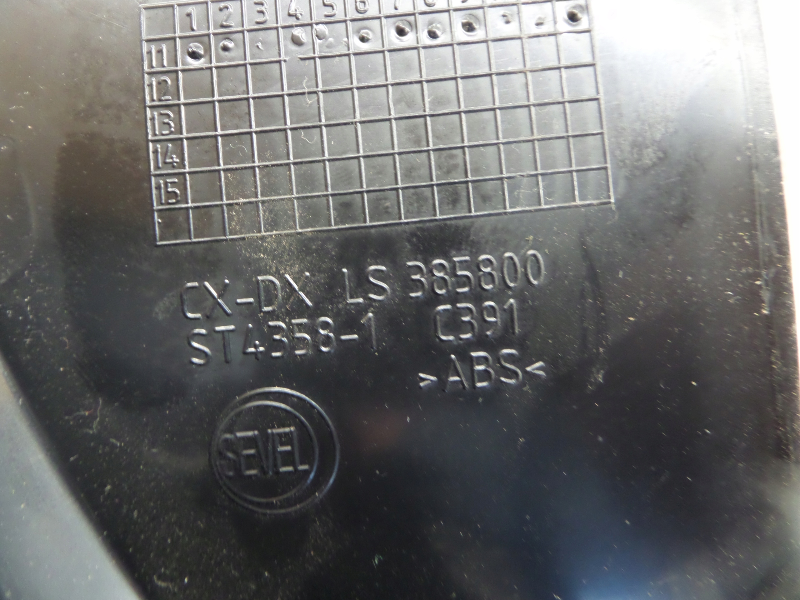 grid air conditioning devices left JUMPER BOXER DUCATO III 385800