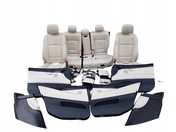 BMW 5 GT F07 СИДІННЯ ОБШИВКИ SRODEK КОМПЛЕКТ SKORA СВІТЛА ОРИГІНАЛ UK АНГЛІЙСЬКА