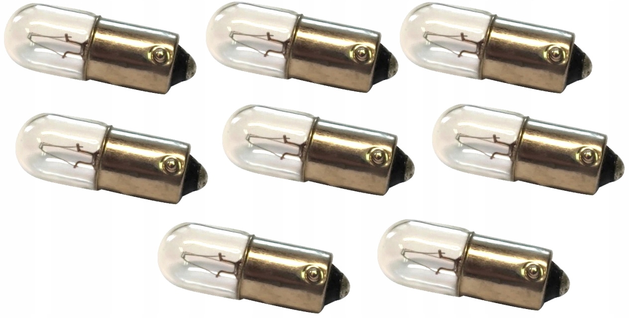 

Żarówka T4W BA9S 230V 2W do maszyn 10 sztuk Zestaw