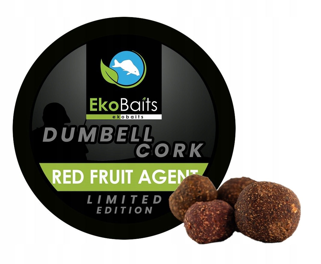 Wafters Dumbell Cork Truskawka Zioła Maggi Red Fruit Agent Karp Eko Baits